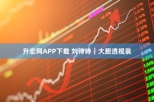 升宏网APP下载 刘诗诗｜大胆透视装