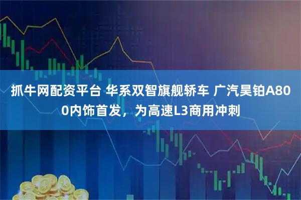 抓牛网配资平台 华系双智旗舰轿车 广汽昊铂A800内饰首发，为高速L3商用冲刺
